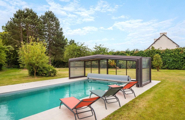 Green Lodge - Piscine chauffée et grand Jardin à proximité des Plages de Pléneuf Val-André