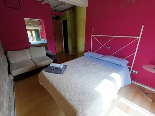 Habitación Doble Rosa Baño Privado Cartes