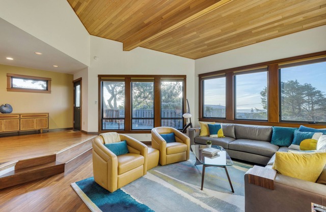 Half Block to Beach w/Oceanview, Patio + Balcony | The Shore Pine by AvantStay