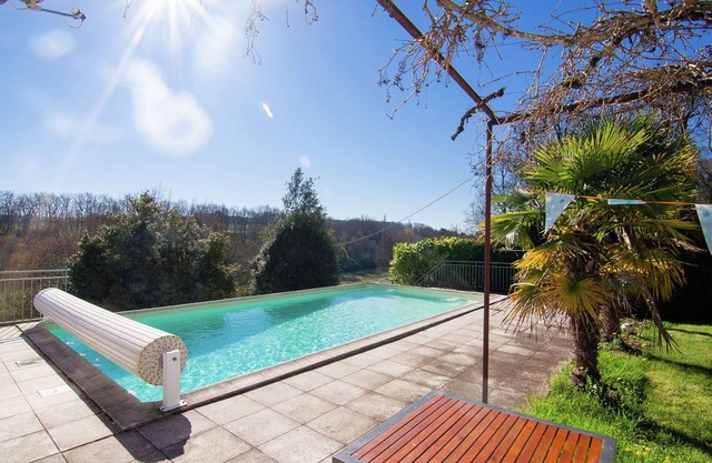 Hilltop Mansion with Pool