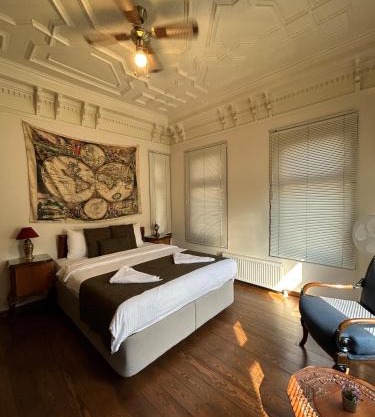 Historical Greco-Ottoman Pavilion near Tram in Fatih