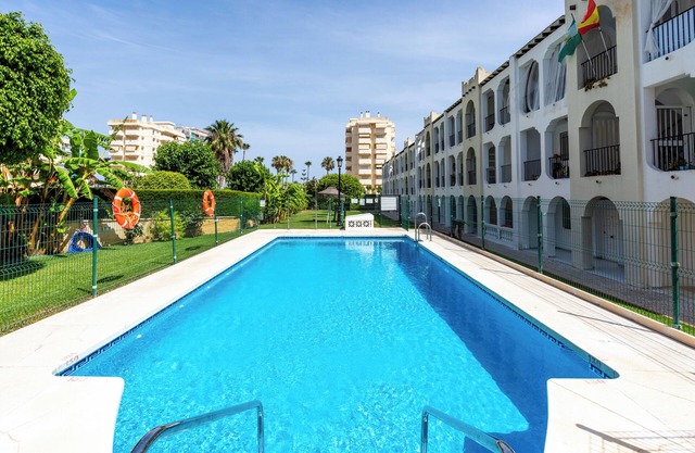 Holiday Apartment Benalmadena Costa by the Beach with Shared Pool & Wi-Fi