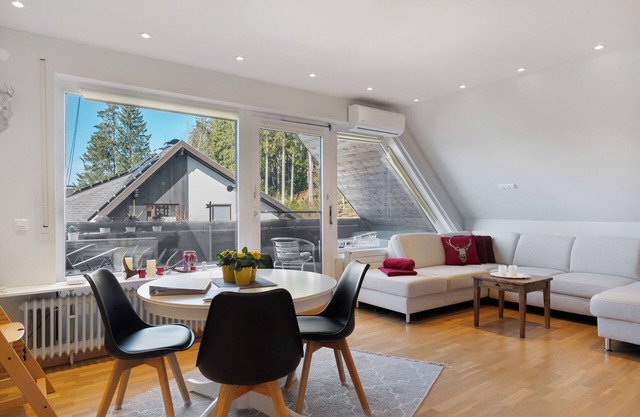 Holiday Apartment 'Hirschsprung Saig' with Mountain View, Wi-Fi and Air Conditioning