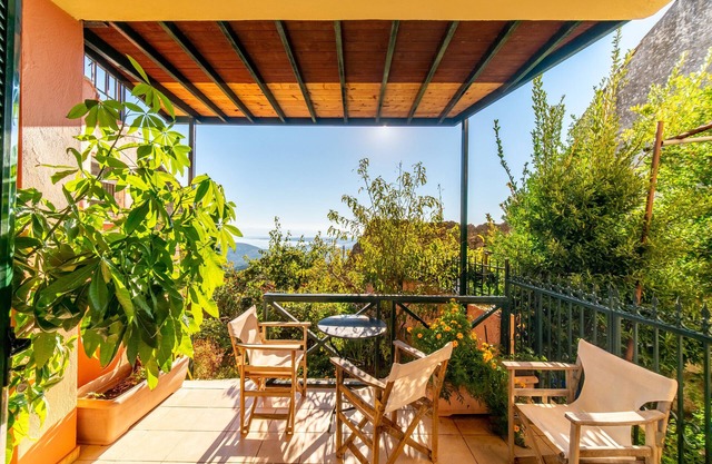 Holiday Home "Balis Panorama" with Sea View, Balcony, Garden & Wi-Fi