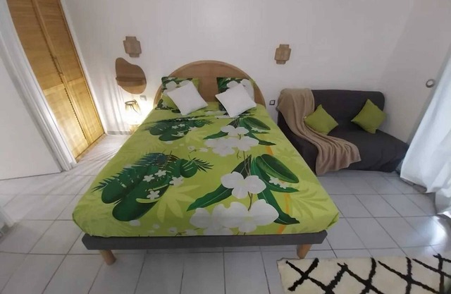 Homerez - Comfortable studio in Sainte-Anne on 20 m² with garden