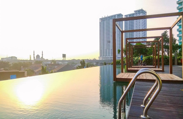 Homey 1BR without Living Room at Grand Kamala Lagoon Apartment