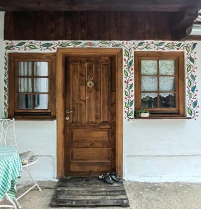 House in the middle of a quiet Bosnian village