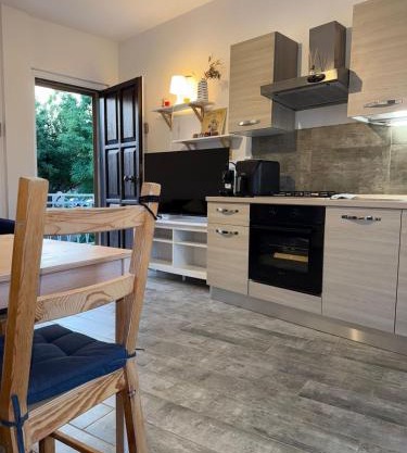 House with a terrace overlooking the sea