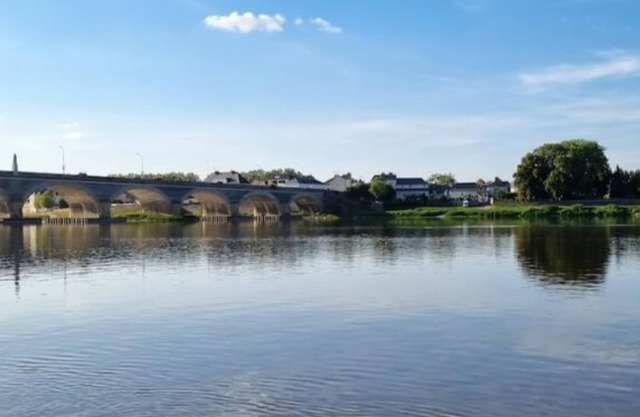 House with garden near the Loire river