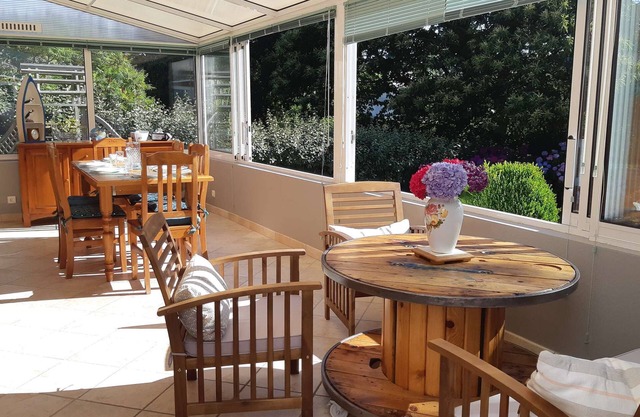 House with garden, large veranda, WIFI in ST QUAY-PERROS