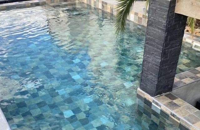 house with swimming pool