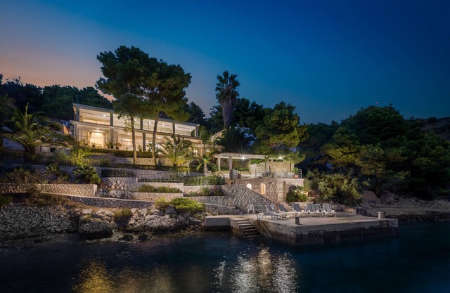 Hvar luxury villa right on the Adriatic Sea