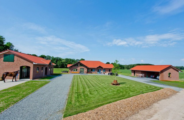 Idyllically situated villa in country house style with sauna Ideal for groups & families