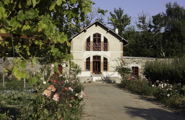 In Anjou in the castle vegetable garden, Peace, flower and vegetable