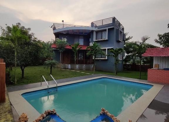 Karjat - 3 BHK Private Bungalow with Private Pool & Garden