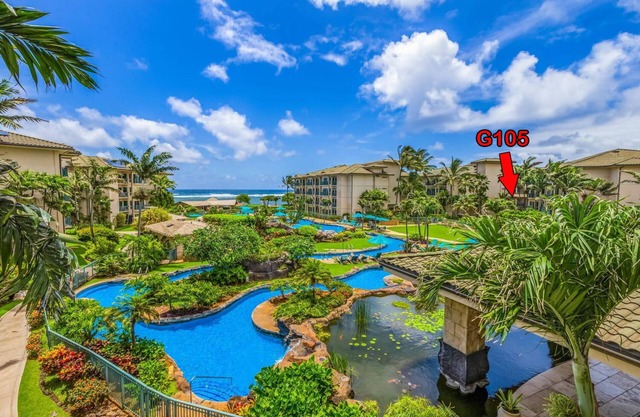 Kauai's G-Spot G105 Waipouli Beach Beautiful Garden View steps From the Beach