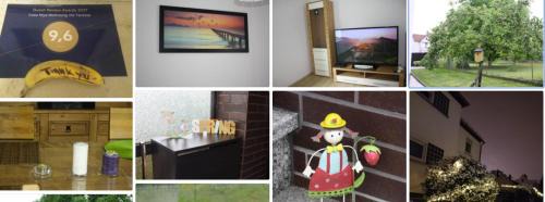 kleines Haus mit Wintergarten