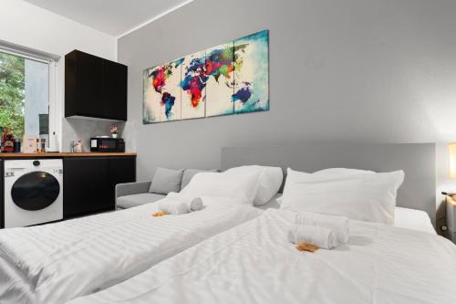 Komfortables Studio in Köln-Ehrenfeld, Küche, Vollausstattung, Netflix, 1 Min zur U-Bahn, 10 Min zum Neumarkt