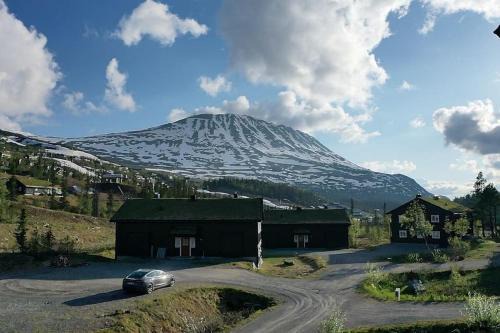Lägenhet med utsikt mot Gaustatoppen, ski in ski out
