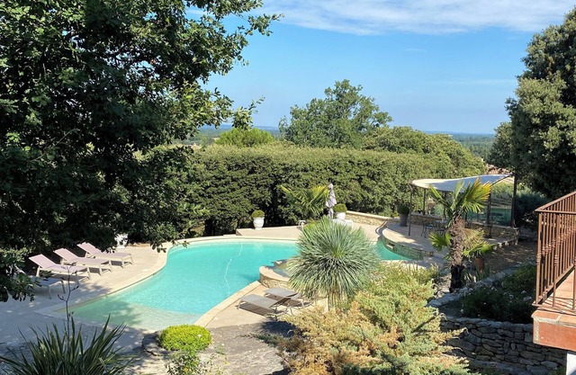 La Souvenance, listed villa, panoramic view