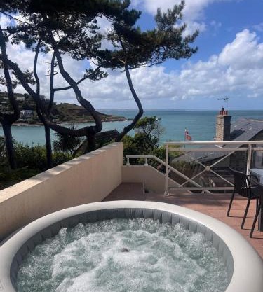 La Terrasse de L Anse Maison avec Vue Mer et Spa Extérieur