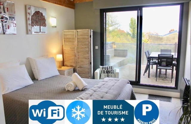 La Terrasse du Belvédère-appartement 3 chambres-Nancy- avec stationnement