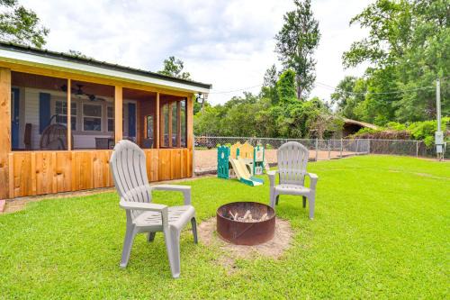 Lakefront Jonesville Cabin with Dock and Fire Pit!