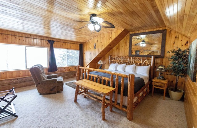 Lakeside Log Home with Pontoon & Game Room - Perfect for Families & Getaways!