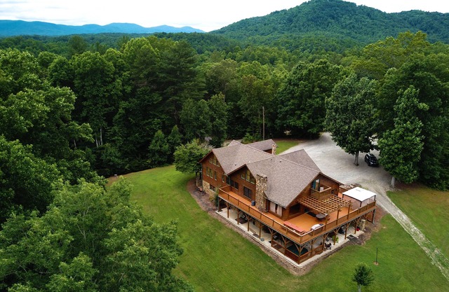 Large LAKE Mountain Home with Private Dock on Kerr Scott Lake!