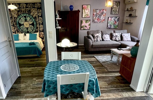 Large upmarket apartment for 2 pers. 2 minutes from downtown St-Pierre