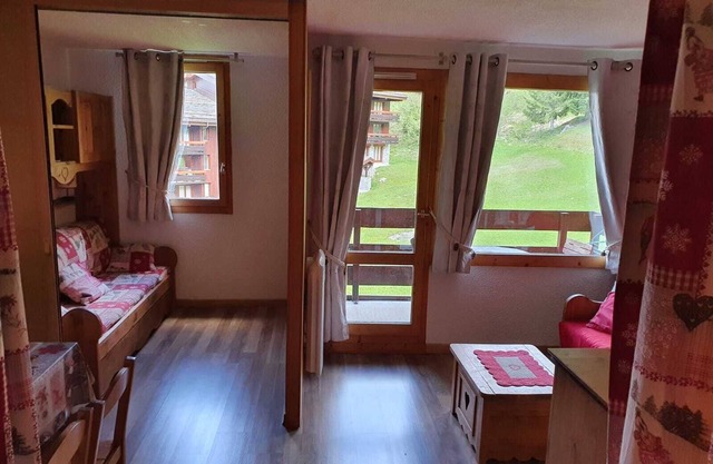 Le Cocon de la Marmotte Studio 4 Pers Chambre au Pied des Pistes et Coin Nature