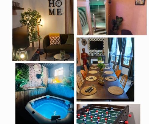 Les Loges Du Théatre 160m2 PRIVÉ 14 personnes MAX tout équipé a 200m de l'AVENUE DE CHAMPAGNE et toutes commodités DEGUSTATION CHAMPAGNE OFFERTE jacuzzi sauna jeux velos EMPLACEMENT EXCEPTIONNEL et CHIC