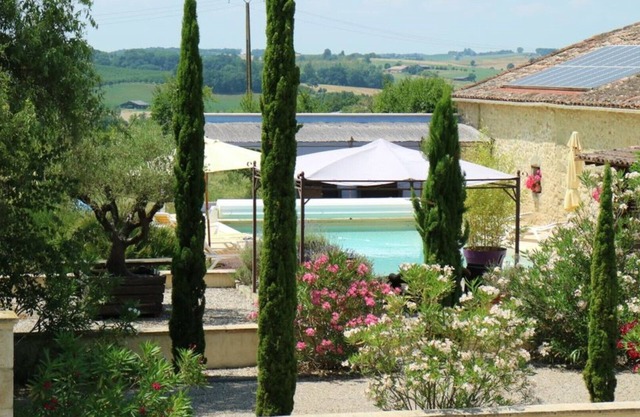 Les Pruniers 4* rated gites set within our own plum orchards, heated pool