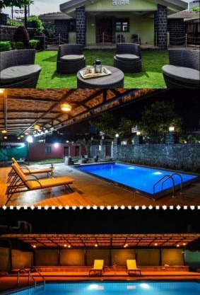 Lifeline Villas - Exclusive 2bhk Taraangan Farm With Huge Private Pool And Lawn Area