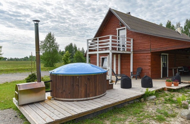 Lithuanian rustic Villa with sauna, lake and total privacy surrounded by nature