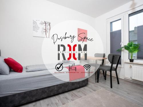 Livemore24 - Space in Duisburg WLAN - Smart-TV - 24-7 Check-in und Küche