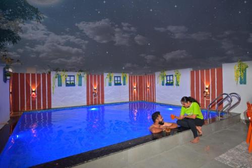 ll EMPYREAN STAY ll AIRAWAT VILLA ll 2BHK llAC ll PRIVATE POOL ll LUXE ll