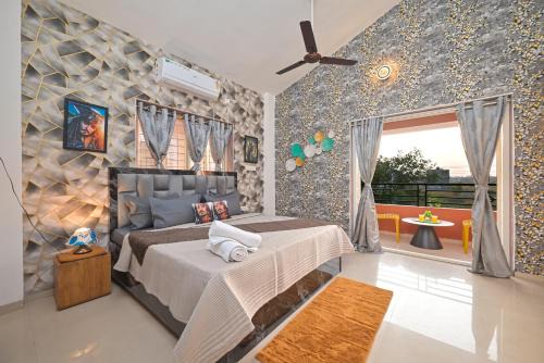 ll EMPYREAN STAY ll BLACK PEARL VILLA ll 2BHK ll AC ll PRIVATE POOL ll WIFI ll COUPLE FRIENDLY