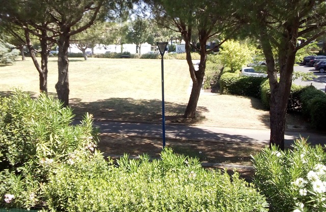 Lovely apartment in front of little parc, close to laguna lake of Thau.