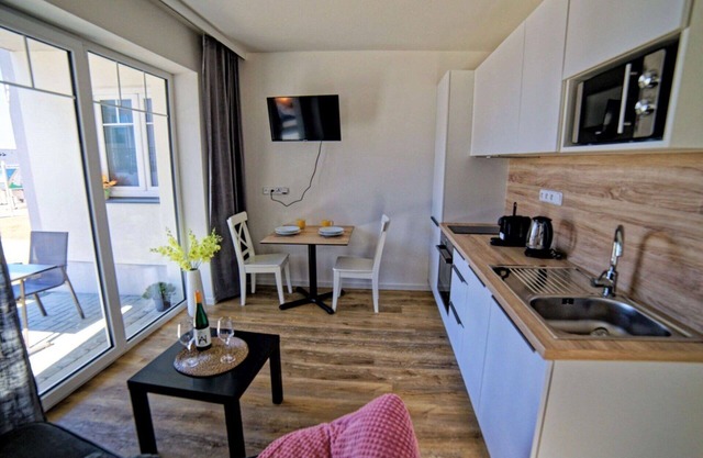 Lovely apartment for 2 people with hot tub, WIFI, TV, terrace and pets allowed