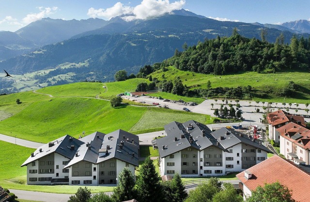 Lovely apartment for 4 guests with pool, WIFI, TV, balcony and panoramic view