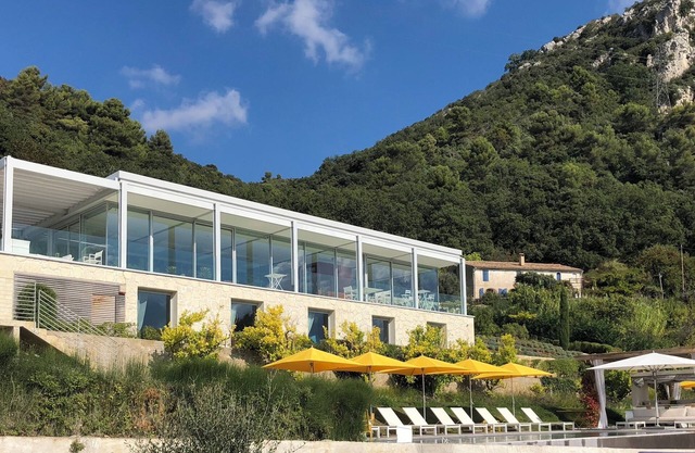 Lux modern 5B 5Ba villa, heated pool. Vence, St Paul, Nice. Panoramic sea views.