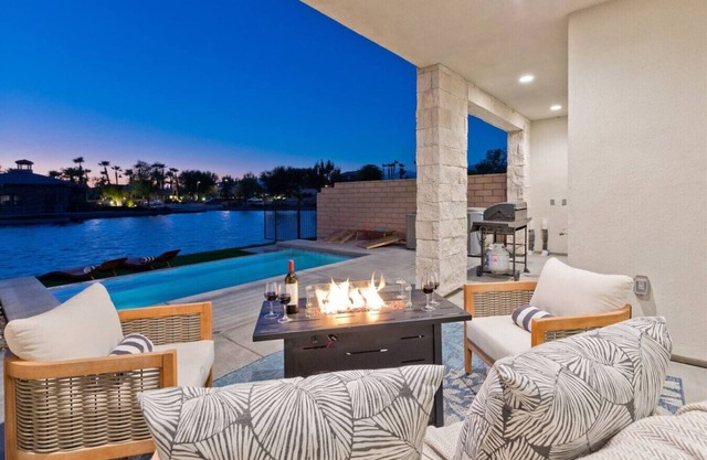 Luxe Lakefront Villa: Views, Heated Pool & Games