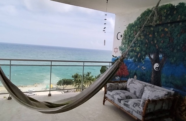 Luxurious beachfront apartment