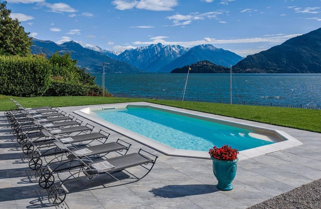 Luxurious Lake Como Villa with Private Pool and Stunning Mountain Views