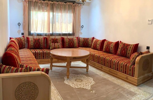 Luxury 2BR Family Oasis in Agadir Bay – Pool, Garden & Near City Mall