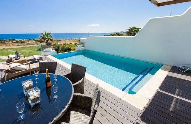 Luxury Bay View Villa 28 Right On the Beach in Figtree Bay ,Protaras , Cyprus
