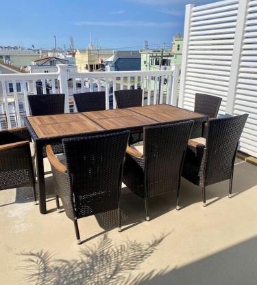 Luxury Beachfront penthouse with rooftop ocean views off private balcony