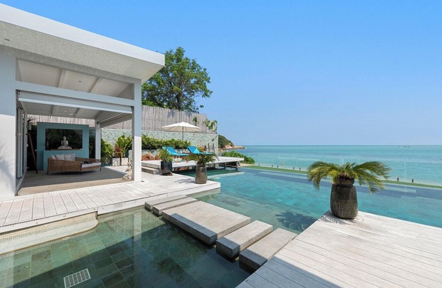 Luxury Villa with Private Beach Access