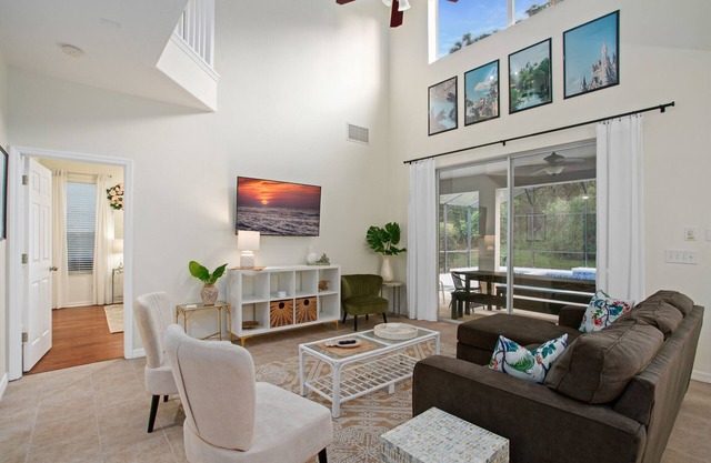 Magical Themed 7BR 10 mins to Disney 🌴 Theater, Pool, Spa + Resort Amenities!